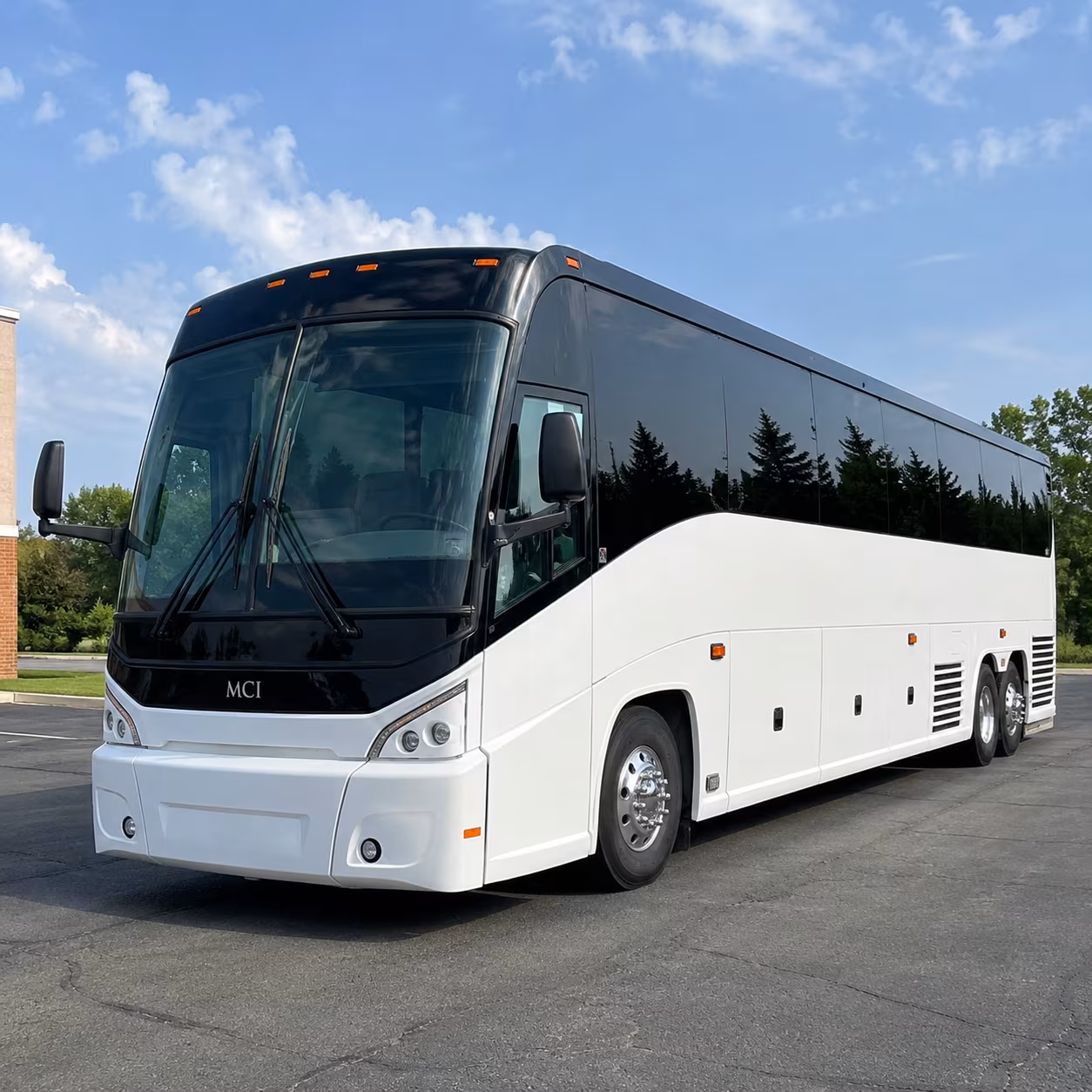 los angeles charter bus services exterior